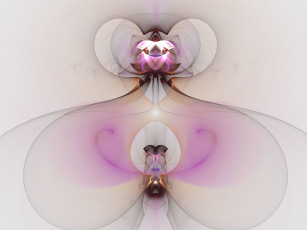 Картинка 3д графика fractal фракталы узор цвета фон