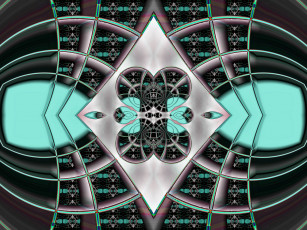 Картинка 3д графика fractal фракталы узор цвета фон