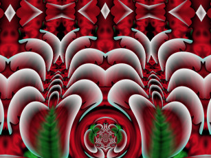 Картинка 3д графика fractal фракталы узор цвета фон