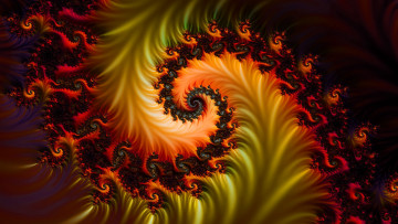 Картинка 3д графика fractal фракталы узор цвета фон