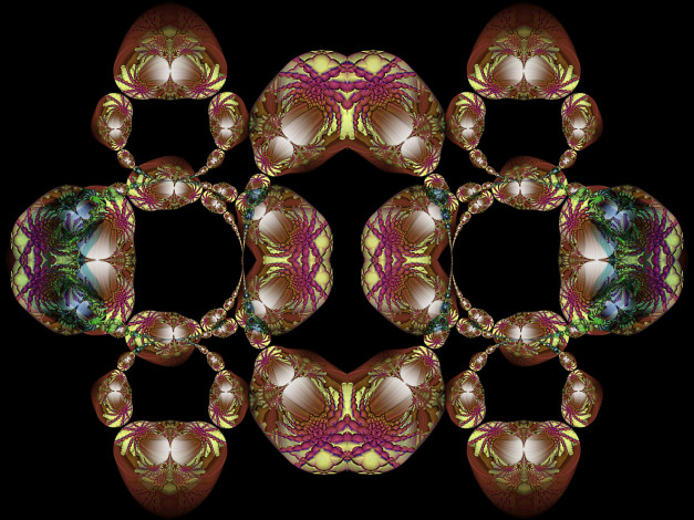 Обои картинки фото 3д, графика, fractal, фракталы, цвета, фон, узор