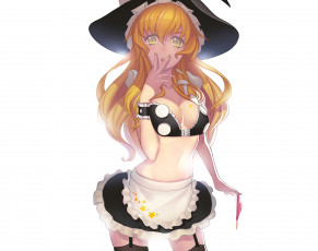 Картинка аниме touhou kirisame marisa