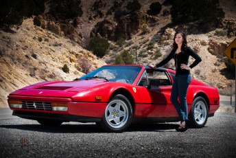 Картинка 1986 ferrari 328 gts автомобили авто девушками