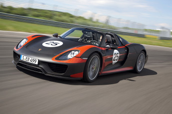 Картинка 2013 porsche 918 spyder автомобили