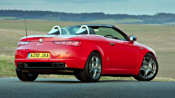 Картинка alfa romeo spider автомобили италия fiat group