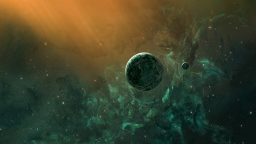 Картинка космос арт галактика планеты