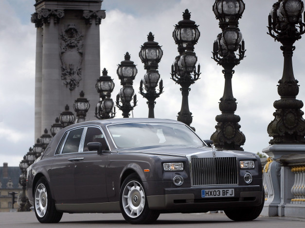 Обои картинки фото rolls, royce, phantom, автомобили, класс-люкс, rolls-royce, motor, cars, ltd, великобритания