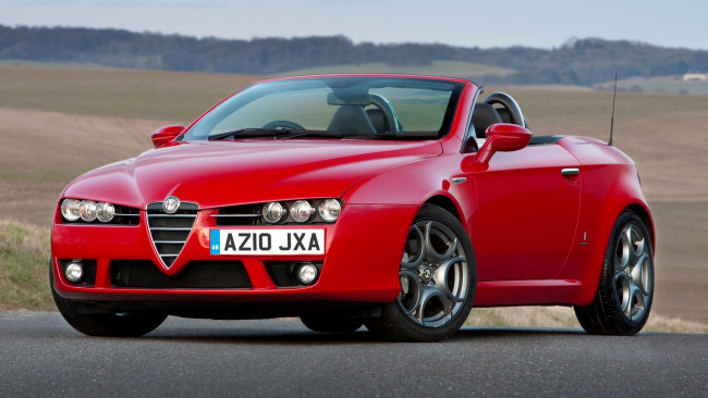 Обои картинки фото alfa, romeo, spider, автомобили, италия, fiat, group