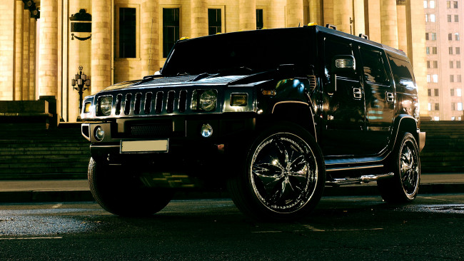 Обои картинки фото hummer, h2, автомобили, general, motors, вездеход, внедорожник, сша