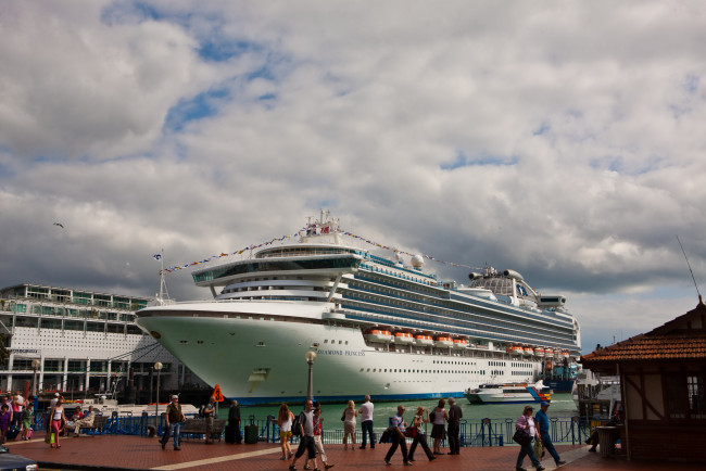 Обои картинки фото корабли, лайнеры, diamond, princess