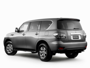 обоя автомобили, nissan, datsun, au-spec, patrol, y62, серый