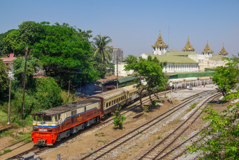 Картинка техника поезда железная дорога рельсы локомотив состав