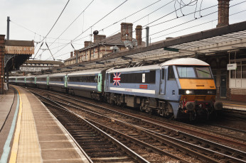 Картинка техника электрички железная дорога рельсы локомотив состав