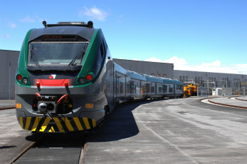 Картинка техника поезда железная дорога рельсы локомотив состав