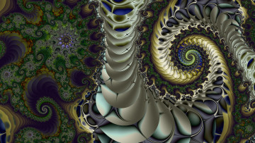 Картинка 3д+графика fractal+ фракталы узор фон цвета