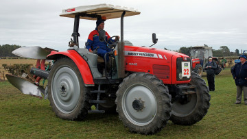 Картинка massey+ferguson+5445+tractor техника тракторы плуг трактор