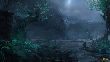 Картинка видео+игры league+of+legends мрачно лес the shadow isles league of legends