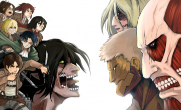 Картинка аниме shingeki+no+kyojin annie leonhart mikasa ackerman eren yeager sasha blouse levi hange zo armin arlert anime shingeki no kyojin attack on titan