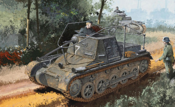 Картинка рисованные армия танк