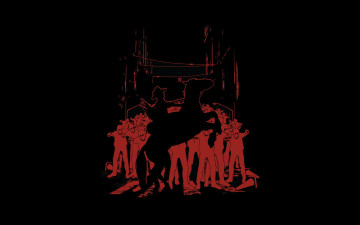 Картинка рисованные минимализм люди лошадь всадник