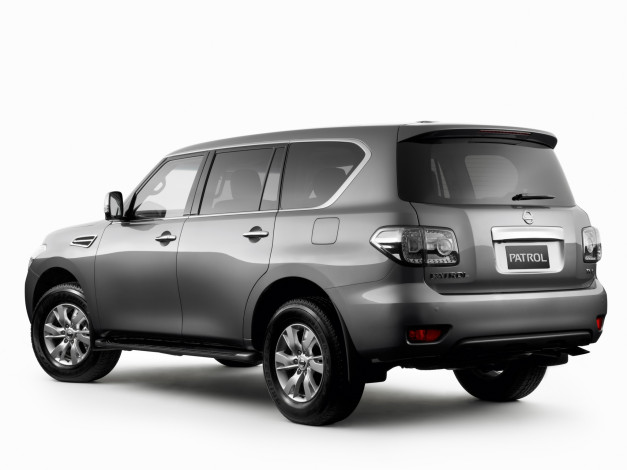 Обои картинки фото автомобили, nissan, datsun, au-spec, patrol, y62, серый