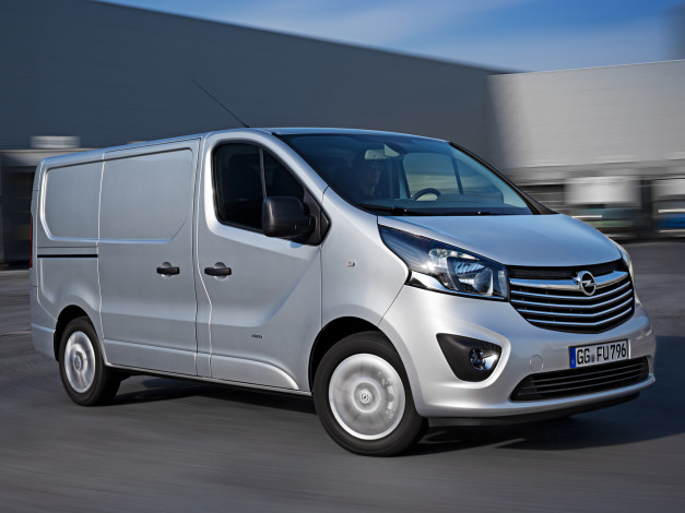 Обои картинки фото автомобили, opel, серый, 2014г, ecoflex, van, vivaro