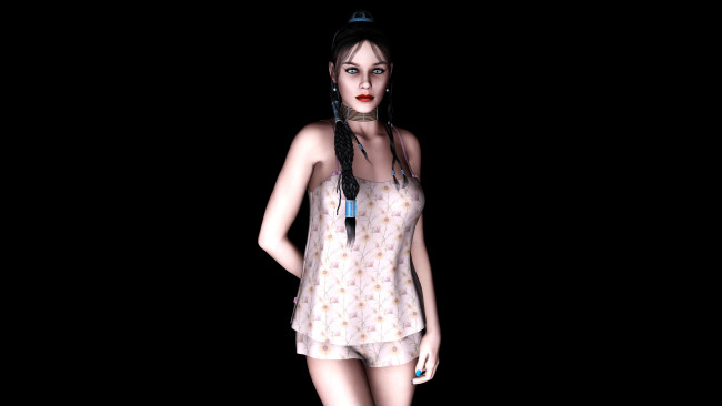 Обои картинки фото elise, 3д графика, people , люди, девушка, фон, взгляд