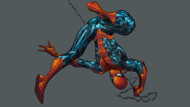 Обои картинки фото рисованные, комиксы, паук