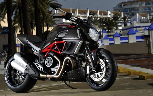 Обои картинки фото мотоциклы, ducati, diavel