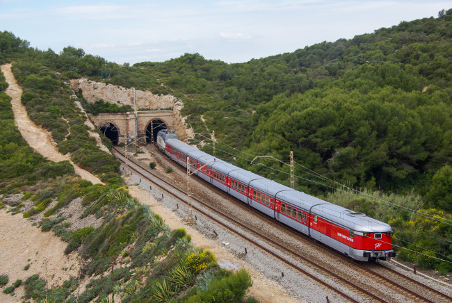 Обои картинки фото техника, поезда, железная, дорога, рельсы, локомотив, состав