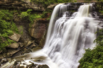 Картинка природа водопады водопад река