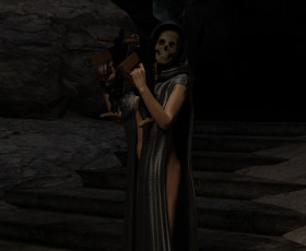 Картинка 3д+графика ужас+ horror существо