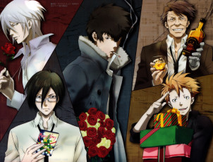 Картинка аниме psycho-pass парни