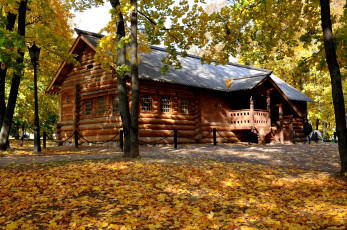 Картинка домик+петра+i города москва+ россия москва коломенское домик петра i