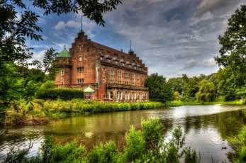 Картинка города -+пейзажи поместье парк