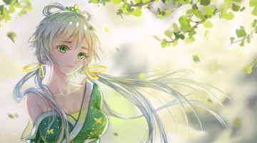 Картинка аниме vocaloid девушка