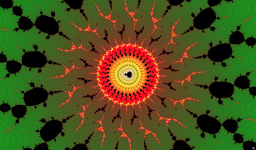 Картинка 3д+графика фракталы+ fractal фон узор цвета