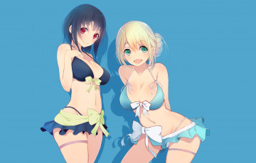 Картинка аниме kantai+collection девушки взгляд фон