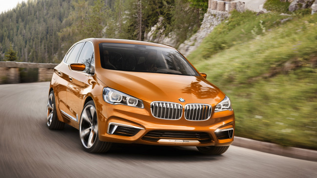 Обои картинки фото bmw active tourer outdoor concept 2013, автомобили, bmw, outdoor, concept, 2013, tourer, active