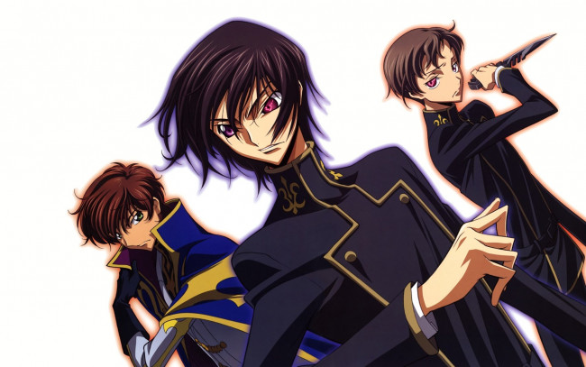 Обои картинки фото аниме, code geass, парни