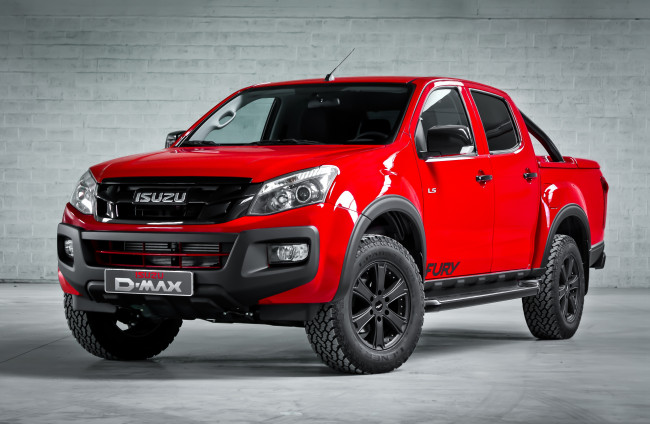 Обои картинки фото автомобили, isuzu, fury, d-max, 2016г, cab, double