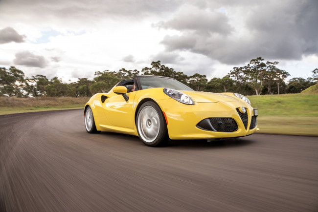 Обои картинки фото автомобили, alfa romeo, 960, au-spec, 4c, spider, alfa, romeo, 2015г