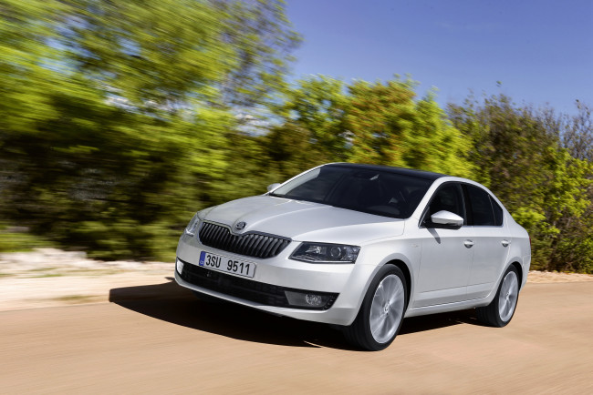 Обои картинки фото автомобили, skoda, octavia, 2014г, 5e, laurin, klement