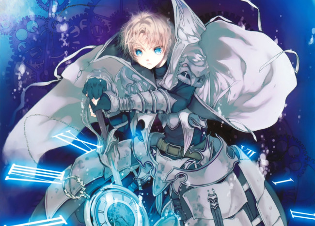 Обои картинки фото аниме, kaku-san-sei million arthur, девочка, броня