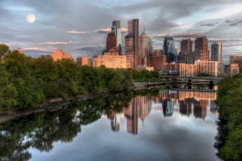 Картинка города -+панорамы небоскребы панорама