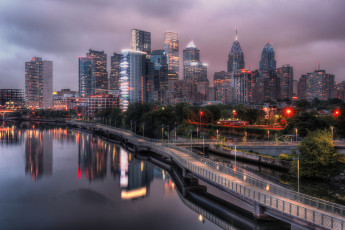 Картинка города -+панорамы панорама небоскребы