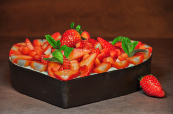 Картинка еда клубника +земляника ягоды