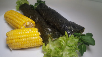 Картинка еда кукуруза початки