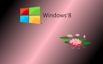 обоя компьютеры, windows 8, фон, логотип
