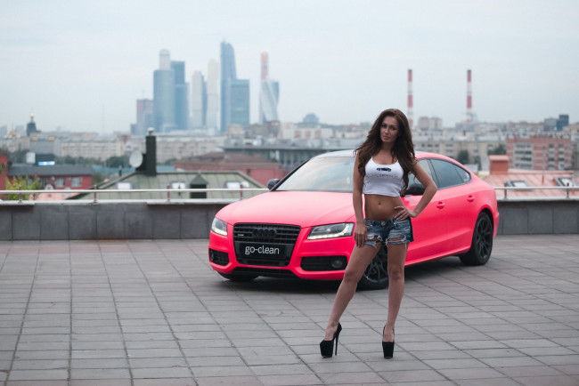 Обои картинки фото auto girl 476, автомобили, -авто с девушками, auto, girls